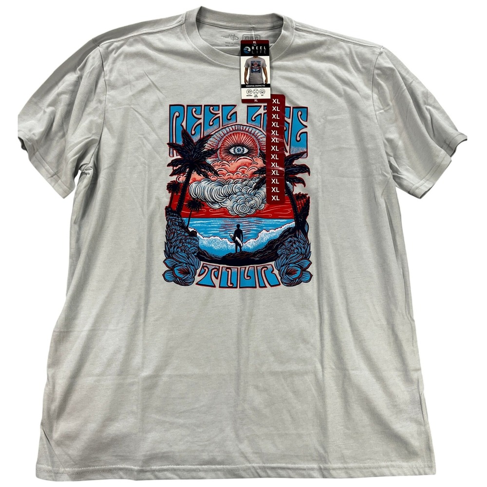 Reel Life Big Waves Sunny‎ Daze Tour Graphic T-Shirt